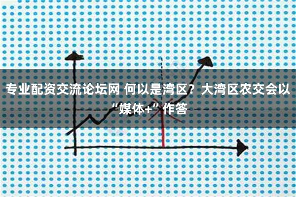 专业配资交流论坛网 何以是湾区？大湾区农交会以“媒体+”作答