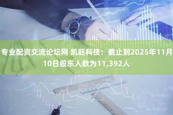 专业配资交流论坛网 凯旺科技：截止到2025年11月10日股东人数为11,392人