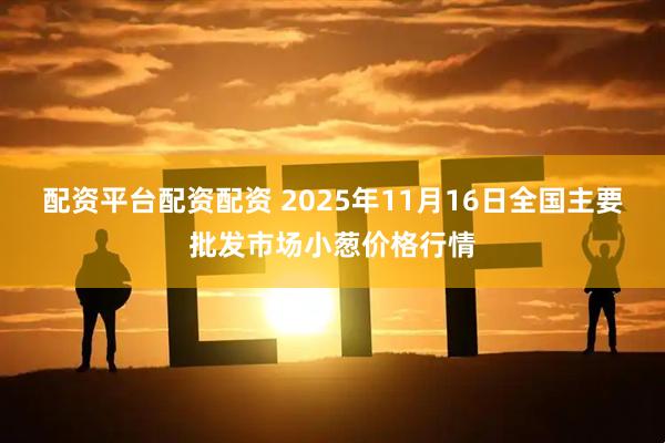 配资平台配资配资 2025年11月16日全国主要批发市场小葱价格行情