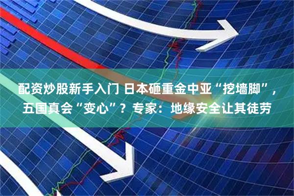 配资炒股新手入门 日本砸重金中亚“挖墙脚”，五国真会“变心”？专家：地缘安全让其徒劳