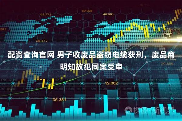配资查询官网 男子收废品盗窃电缆获刑，废品商明知故犯同案受审
