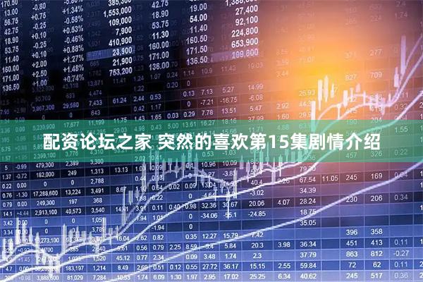 配资论坛之家 突然的喜欢第15集剧情介绍